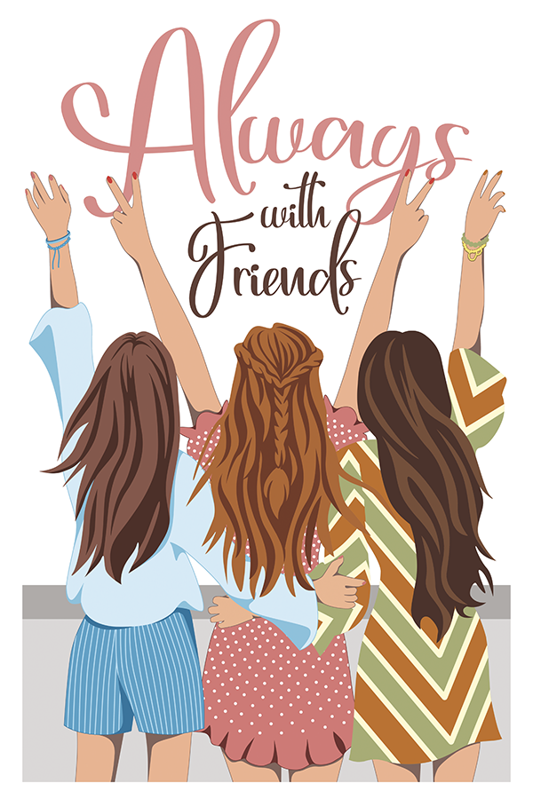 Ilustracion Siempre amigas